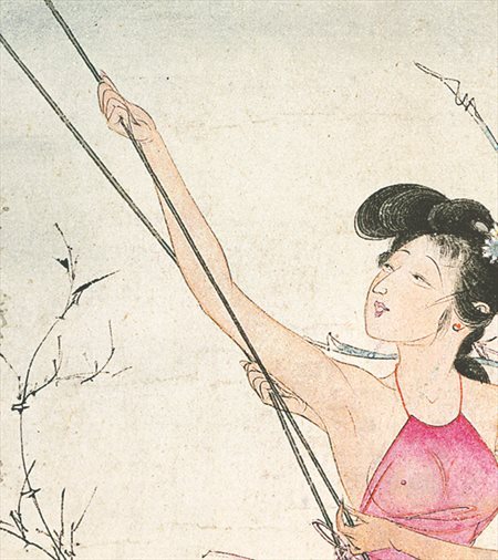 资兴-胡也佛的仕女画和最知名的金瓶梅秘戏图